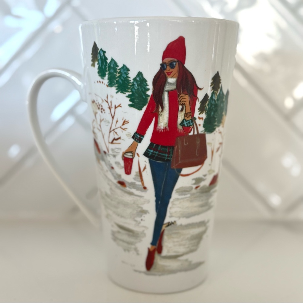 Rongrong Devoe 18oz Mug Fashionista in Winter